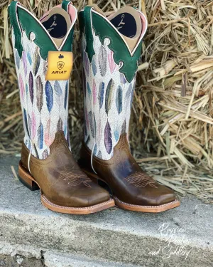 10034048 Ariat Women's Fonda Watercolour Feather