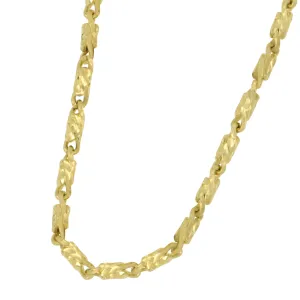 14k Yellow Gold 1.4mm Raso Chain 18"