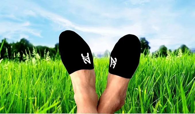 21C 1.5mm Neoprene Toe Warmers (Wear Inside Shoes) - 2 Pairs - 4 Foot Warmer Booties for Cycling, Hiking, Camping - Thermal Toe Socks - 2 Black