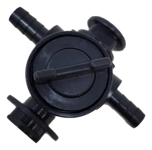 3/8 Double Barb T Square Wilger Combo-jet Compact Nozzle Body