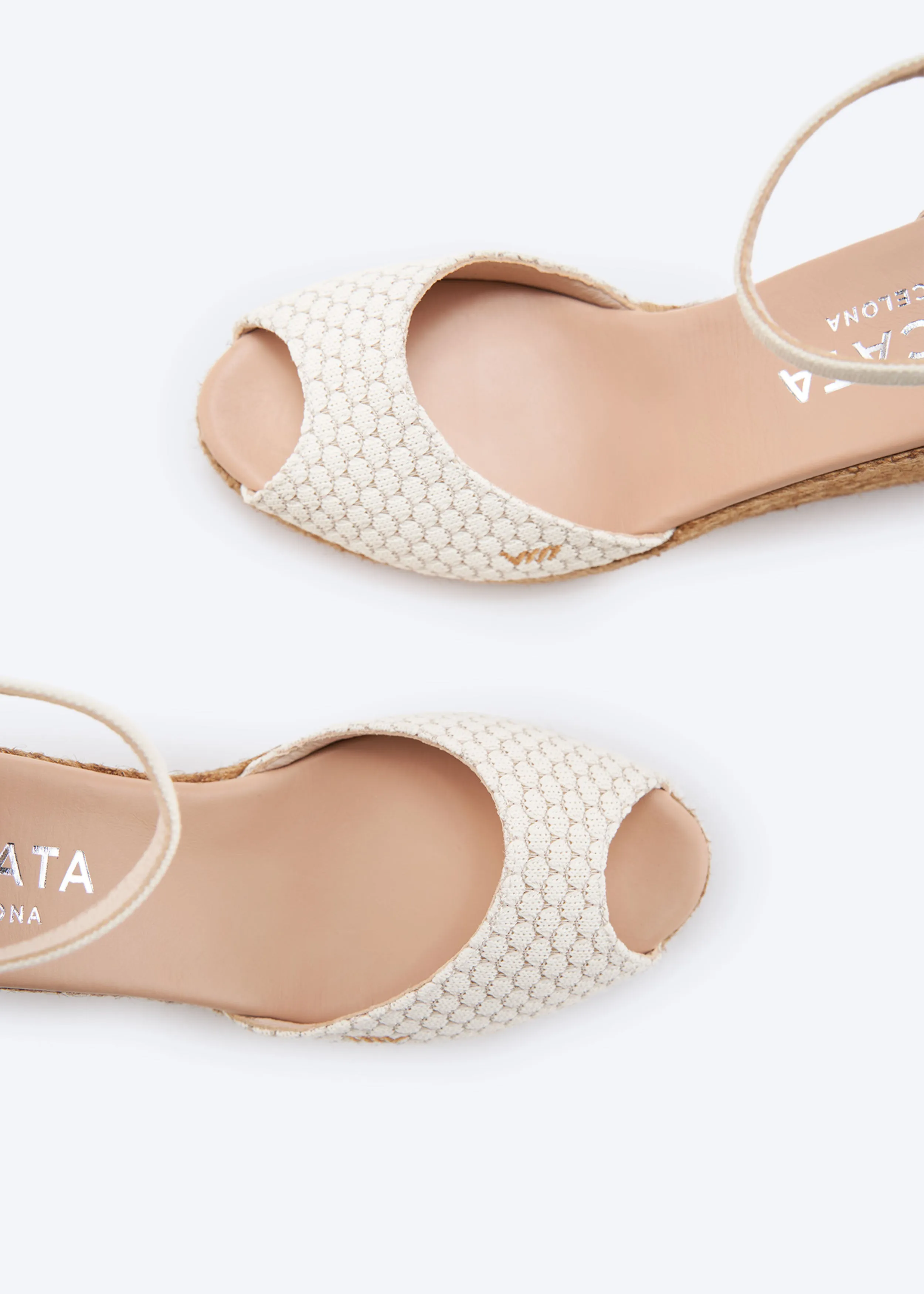 Aiguafreda Limited Edition Canvas Espadrille Sandal Wedges