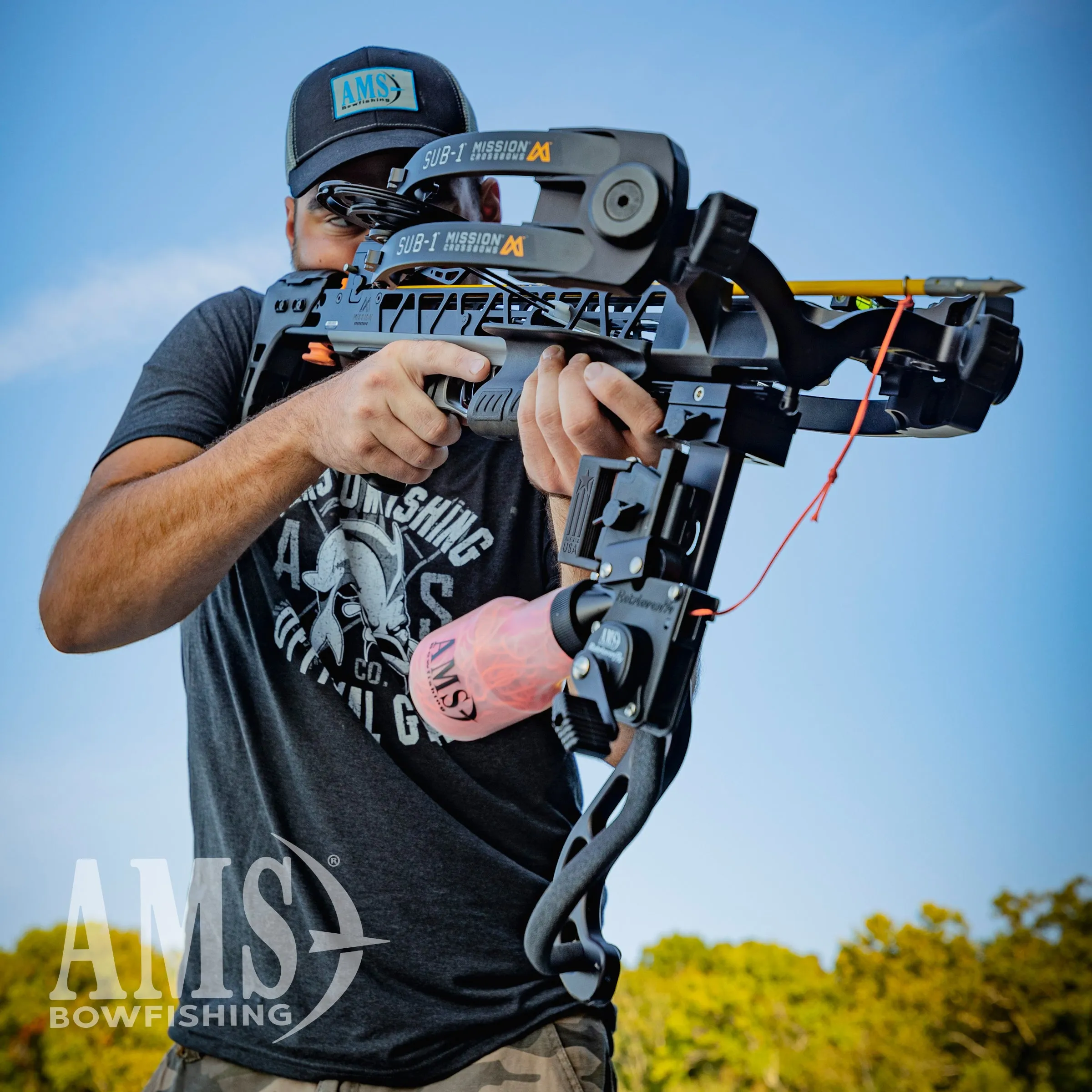 AMS Sleek-X Machined Crossbow Bowfishing Mount