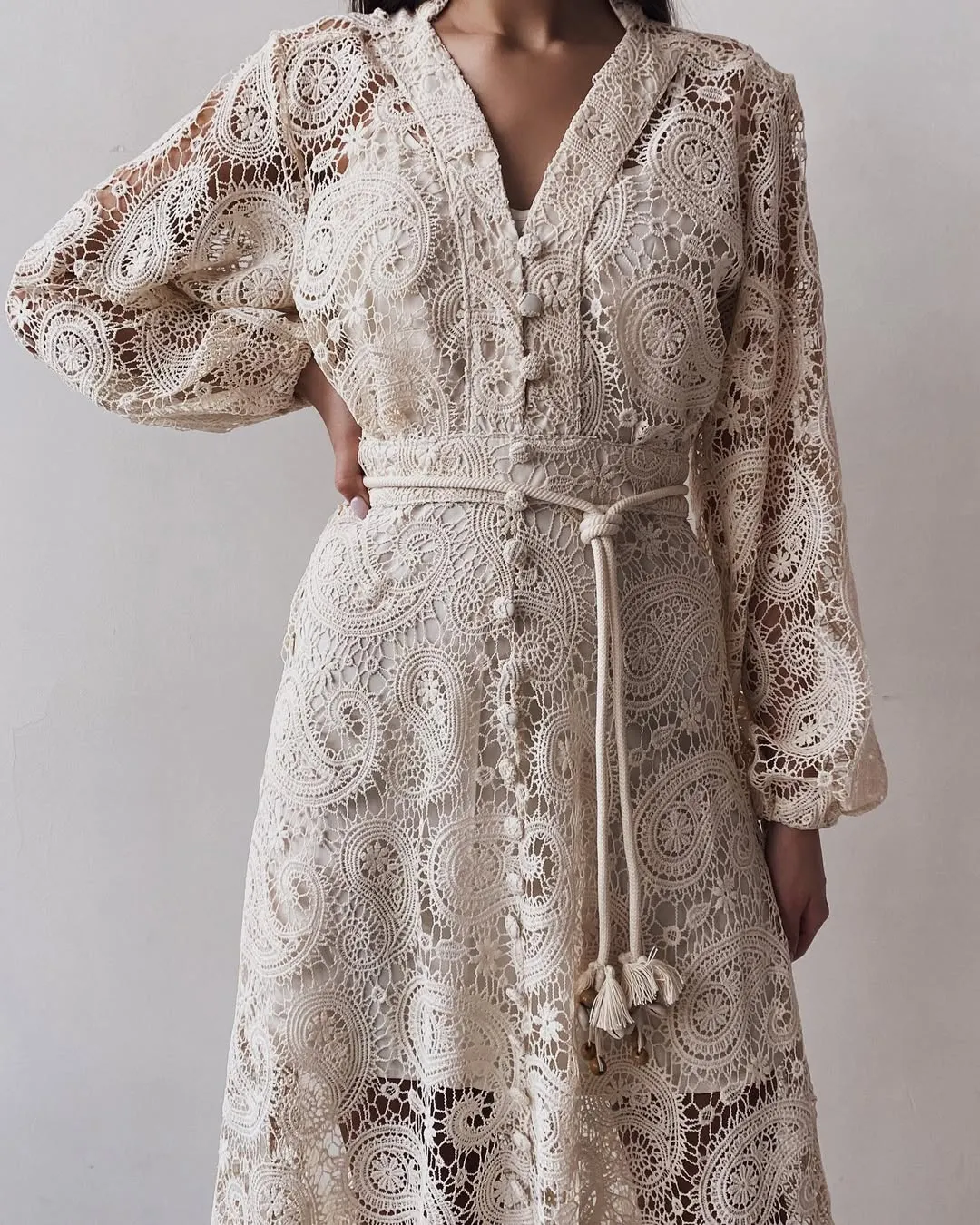 Aurora Bohemian Lace Dress
