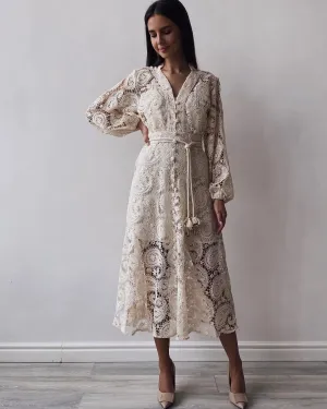 Aurora Bohemian Lace Dress