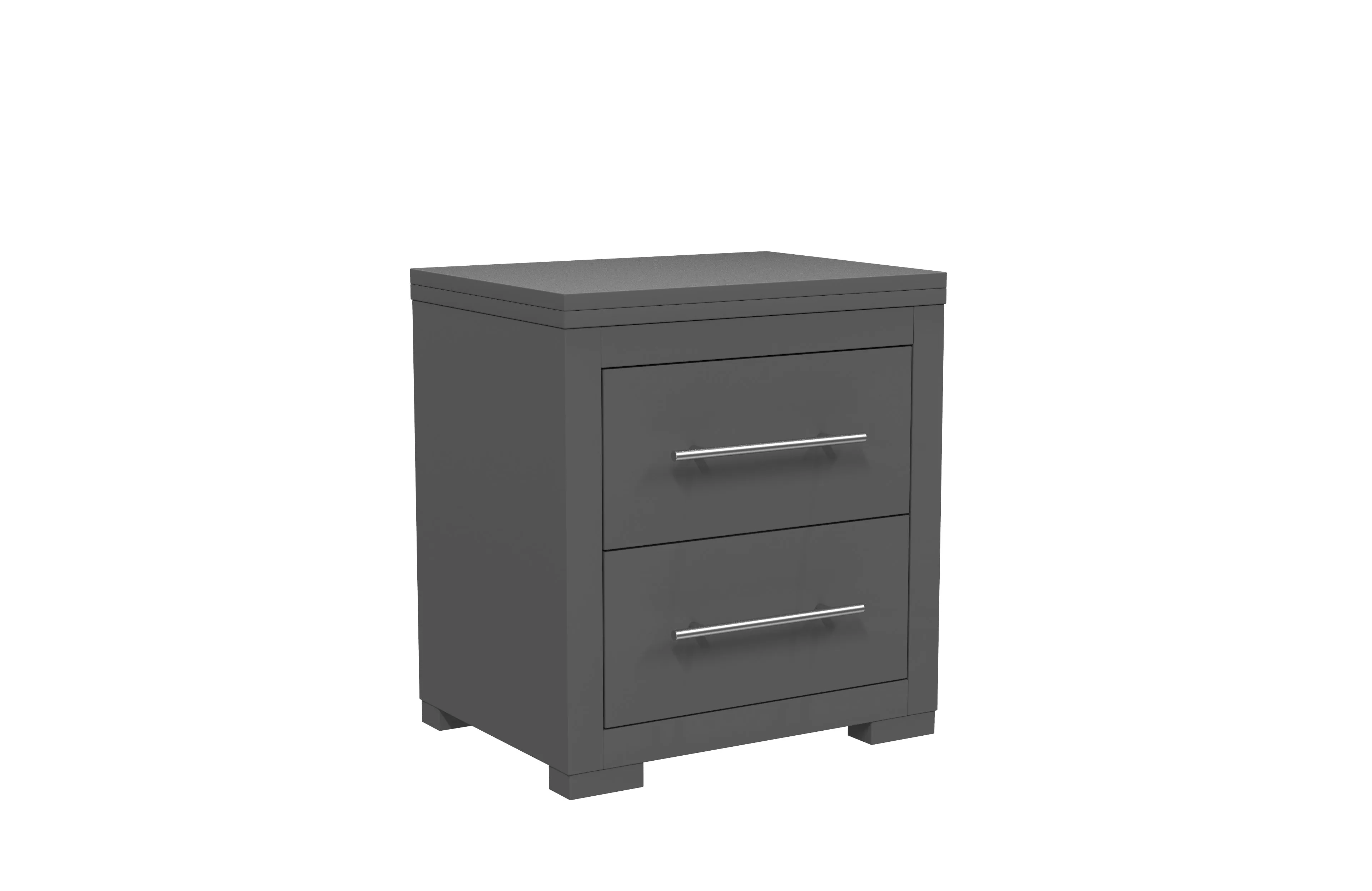 Barton night table for bedroom decoration, dark grey