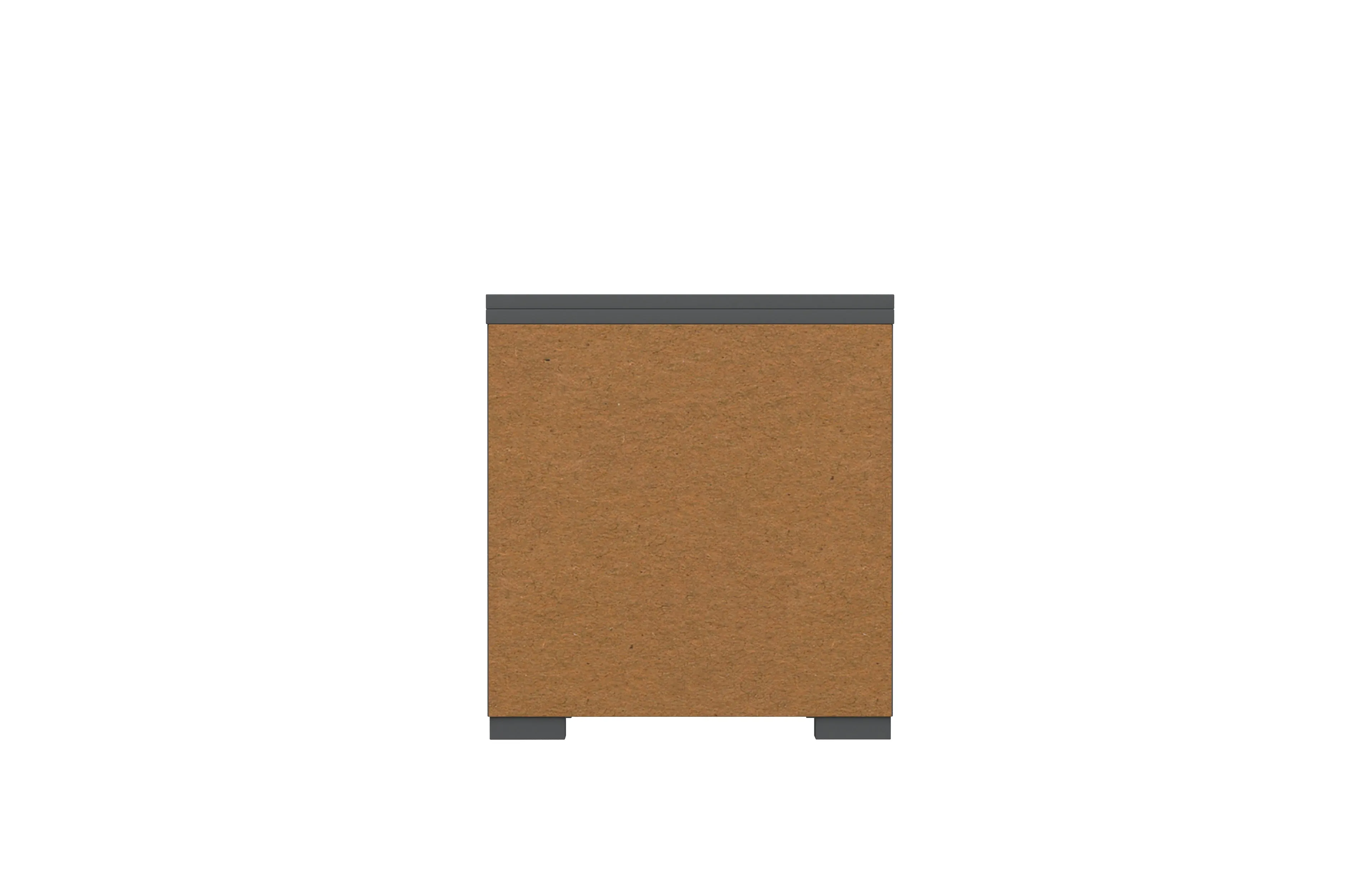 Barton night table for bedroom decoration, dark grey