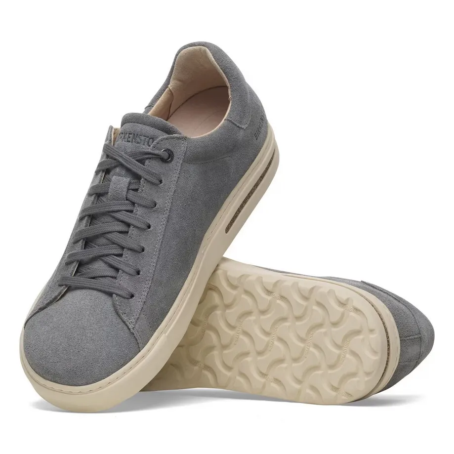 Birkenstock Men's Bend Low Suede Leather Sneaker - Basalt Gray