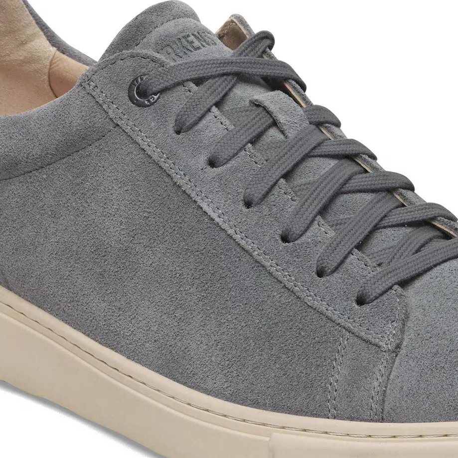 Birkenstock Men's Bend Low Suede Leather Sneaker - Basalt Gray