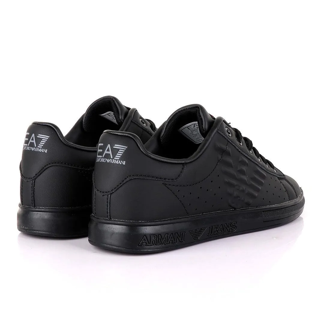 Black Logo Sneakers