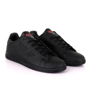 Black Logo Sneakers