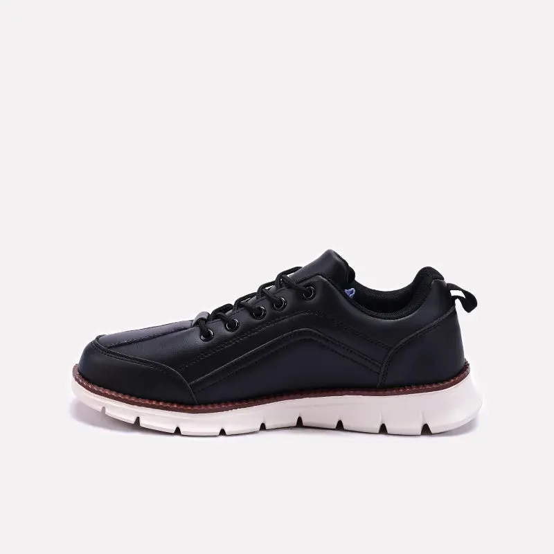 Black Soft Sole Sneakers Men 0120543