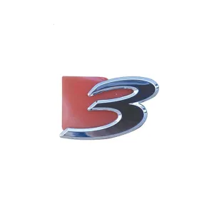 Boot lid Emblem "3" Genuine Suits Mazda 3 BK 2004 to 2009