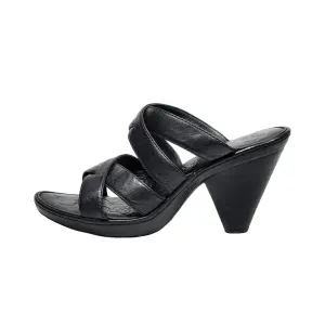 Born High-Heel Sandals Leather Black Colour For Women