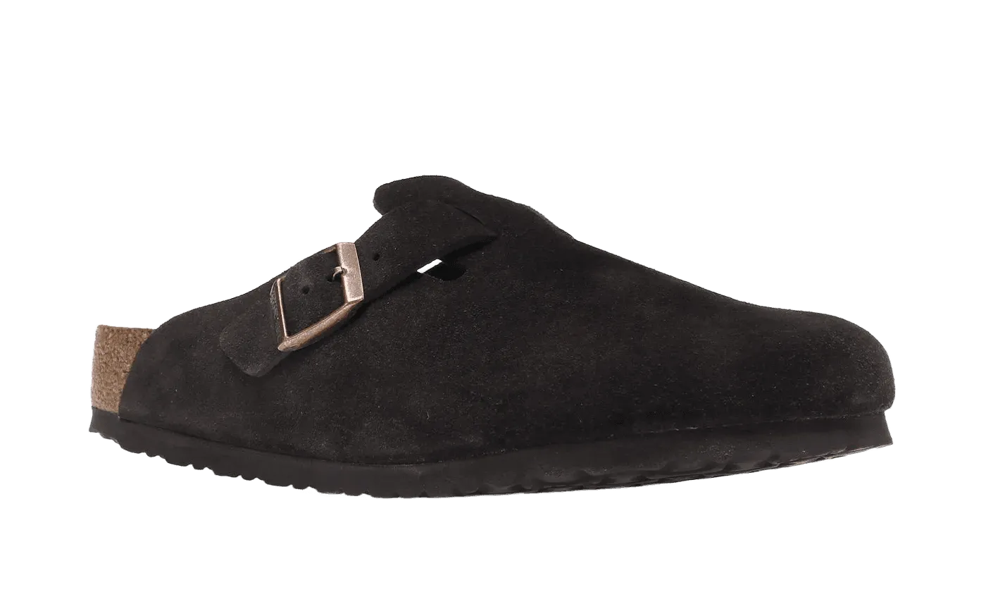 Boston Soft Footbed Suede  Mocha
