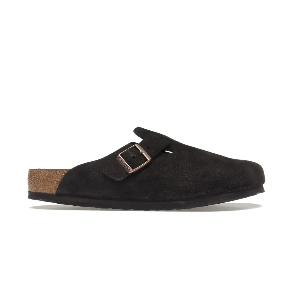 Boston Soft Footbed Suede  Mocha