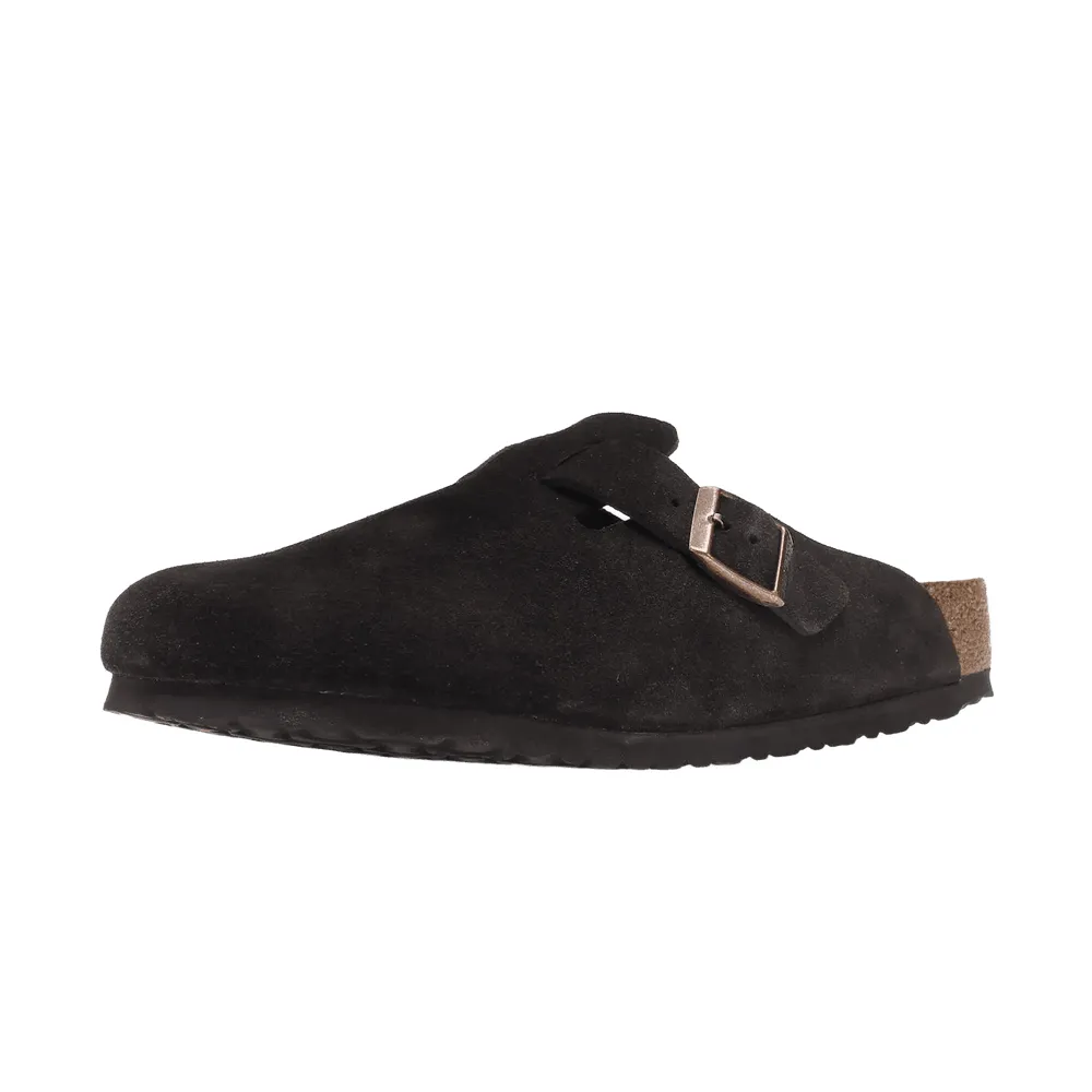 Boston Soft Footbed Suede  Mocha