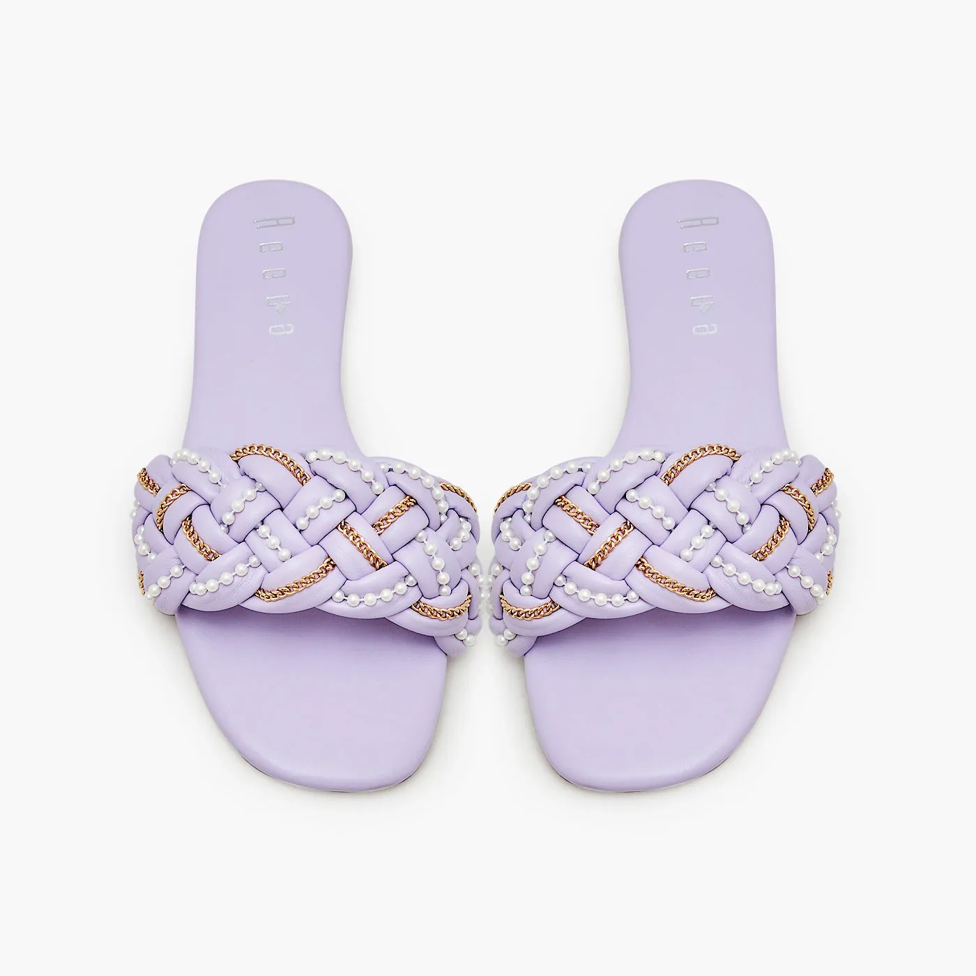 Braided Puffy Slides