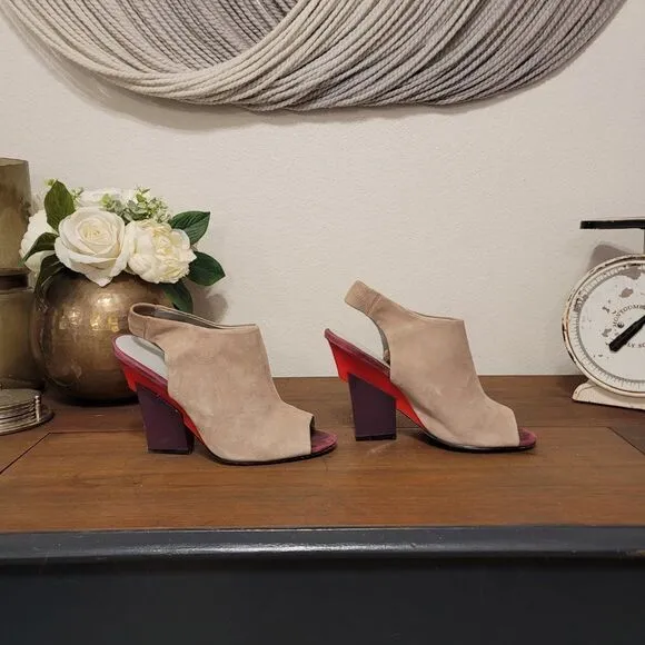 Calvin Klein &quot;Gilliane&quot; Sling Back Heels Sz 8.5