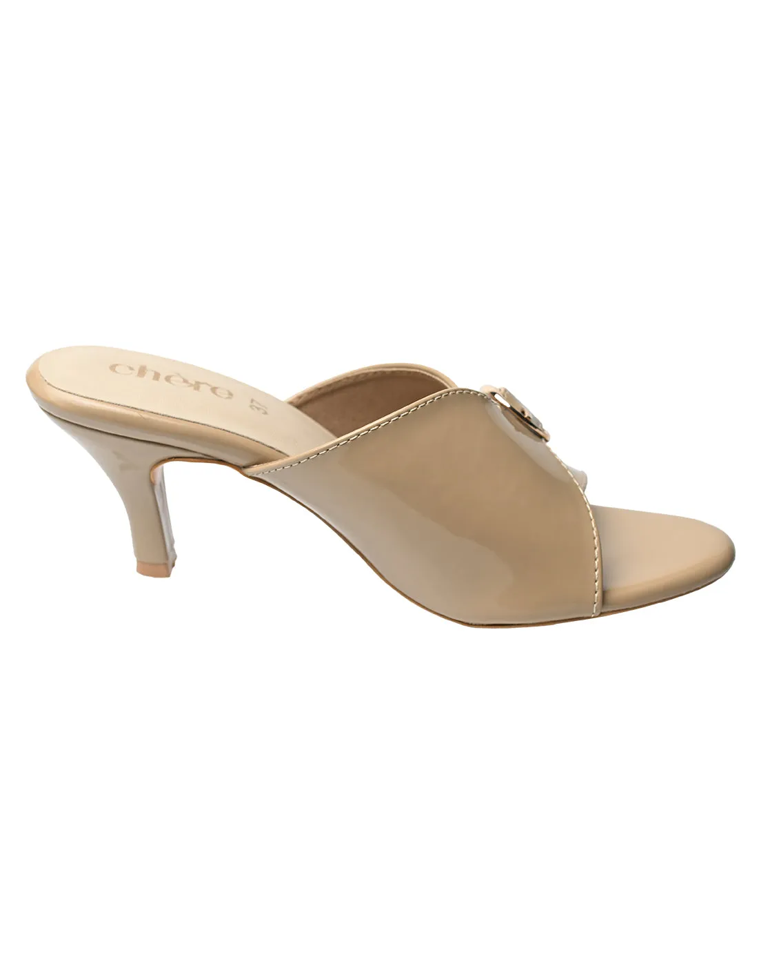 Chere Buckle Heel Mules
