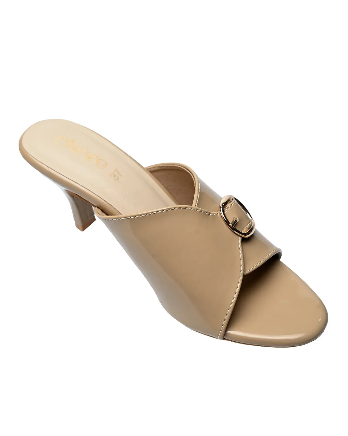 Chere Buckle Heel Mules