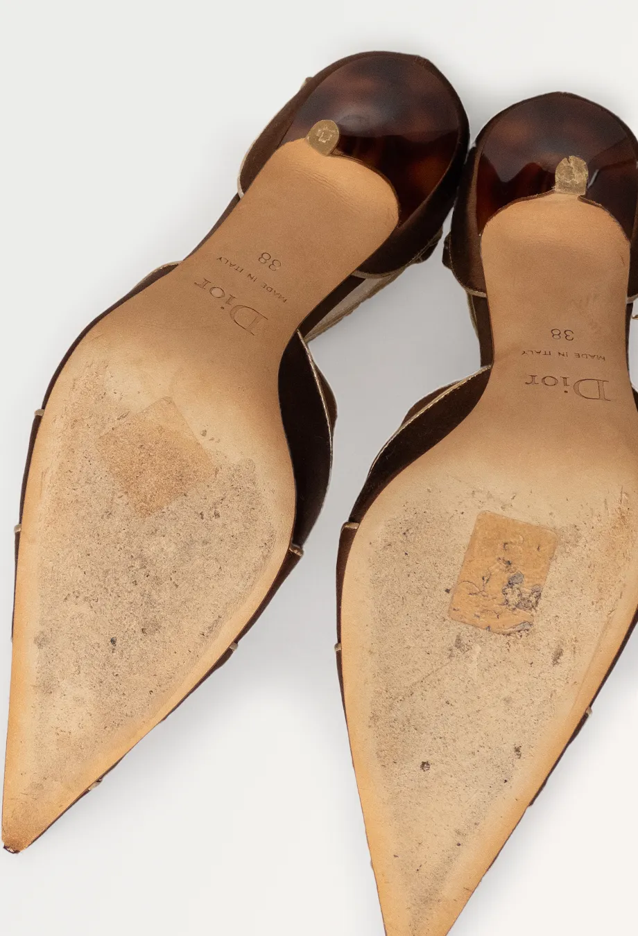 Christian Dior Vintage Satin Heels