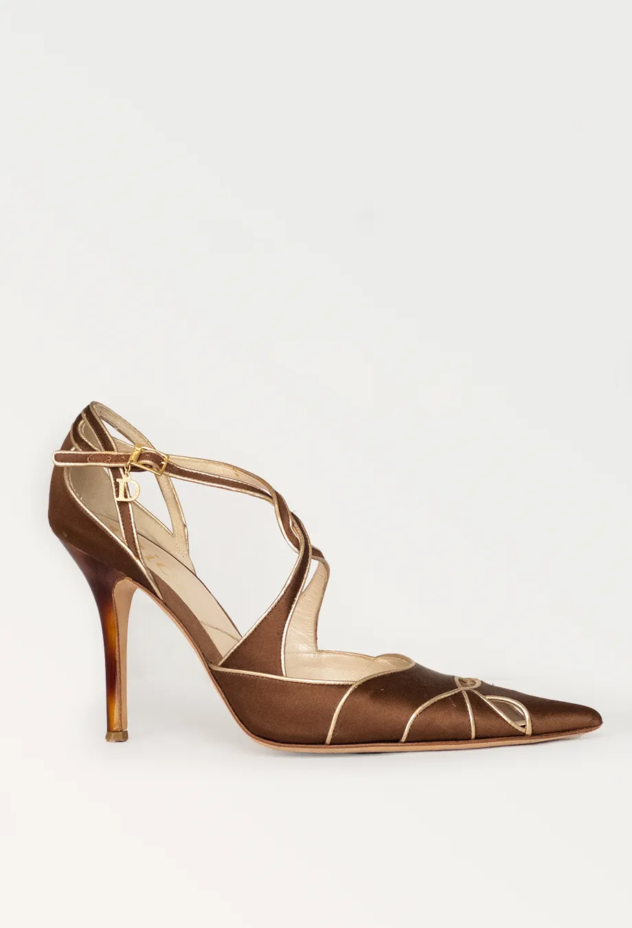 Christian Dior Vintage Satin Heels