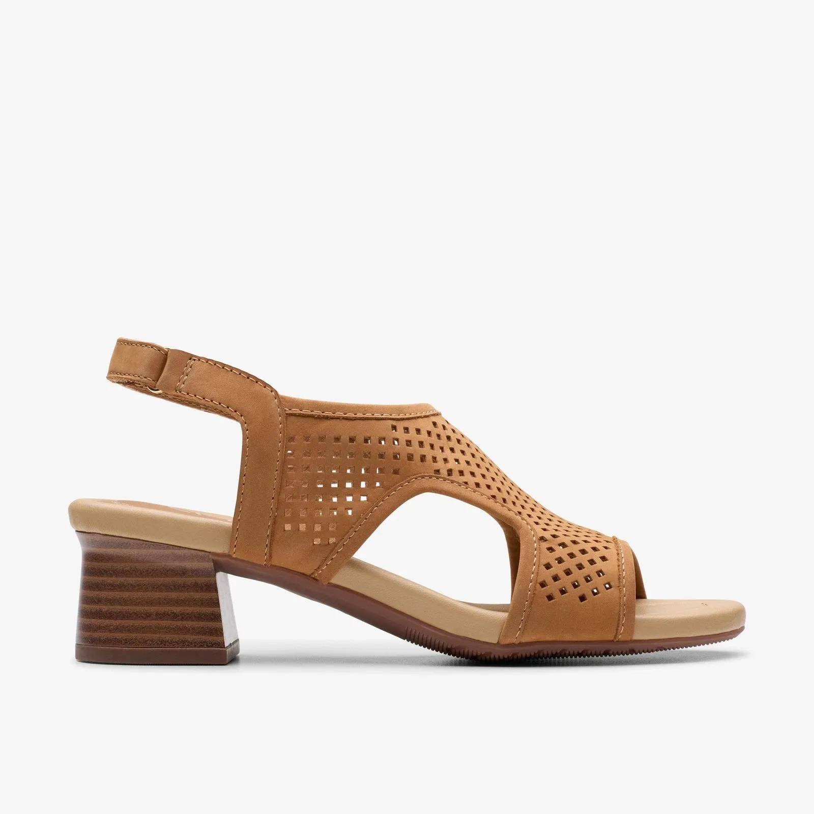 Clarks Women's Desirae Sail Brown Leather 26181000