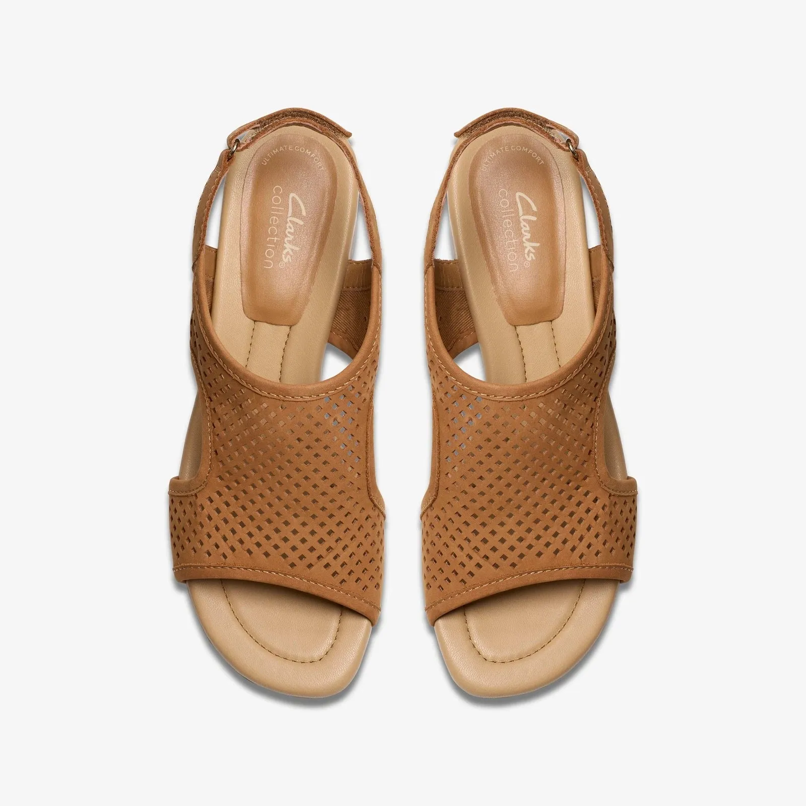 Clarks Women's Desirae Sail Brown Leather 26181000