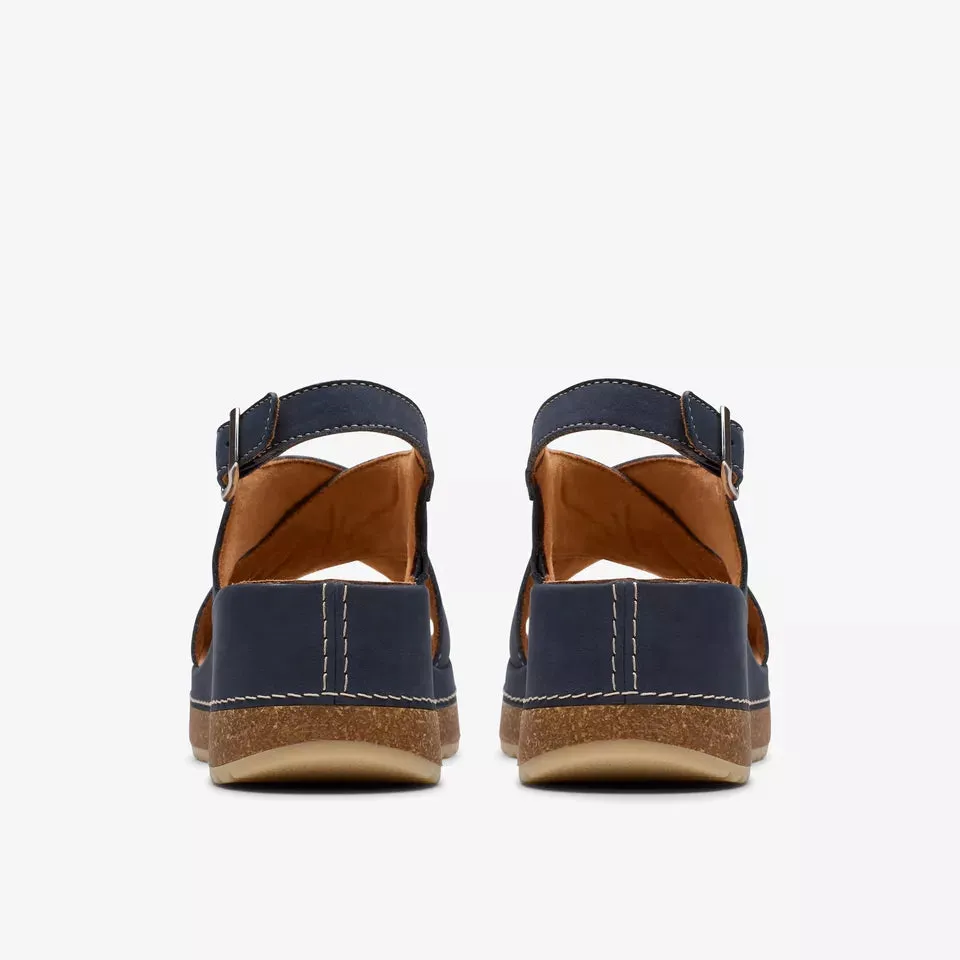Clarks Women's Kassanda Step Navy Nubuck 26181440