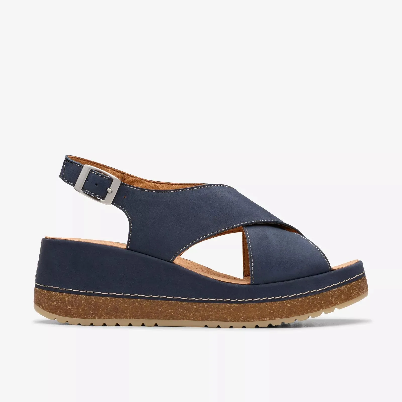 Clarks Women's Kassanda Step Navy Nubuck 26181440