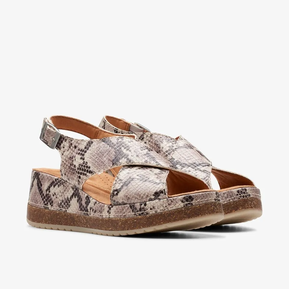 Clarks Women's Kassanda Step Snake Print