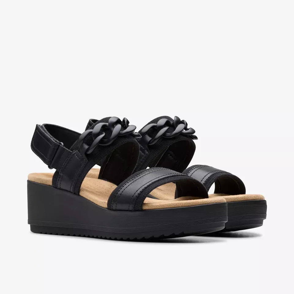 Clarks Women's Wrenly Eve Black/Black 26182085