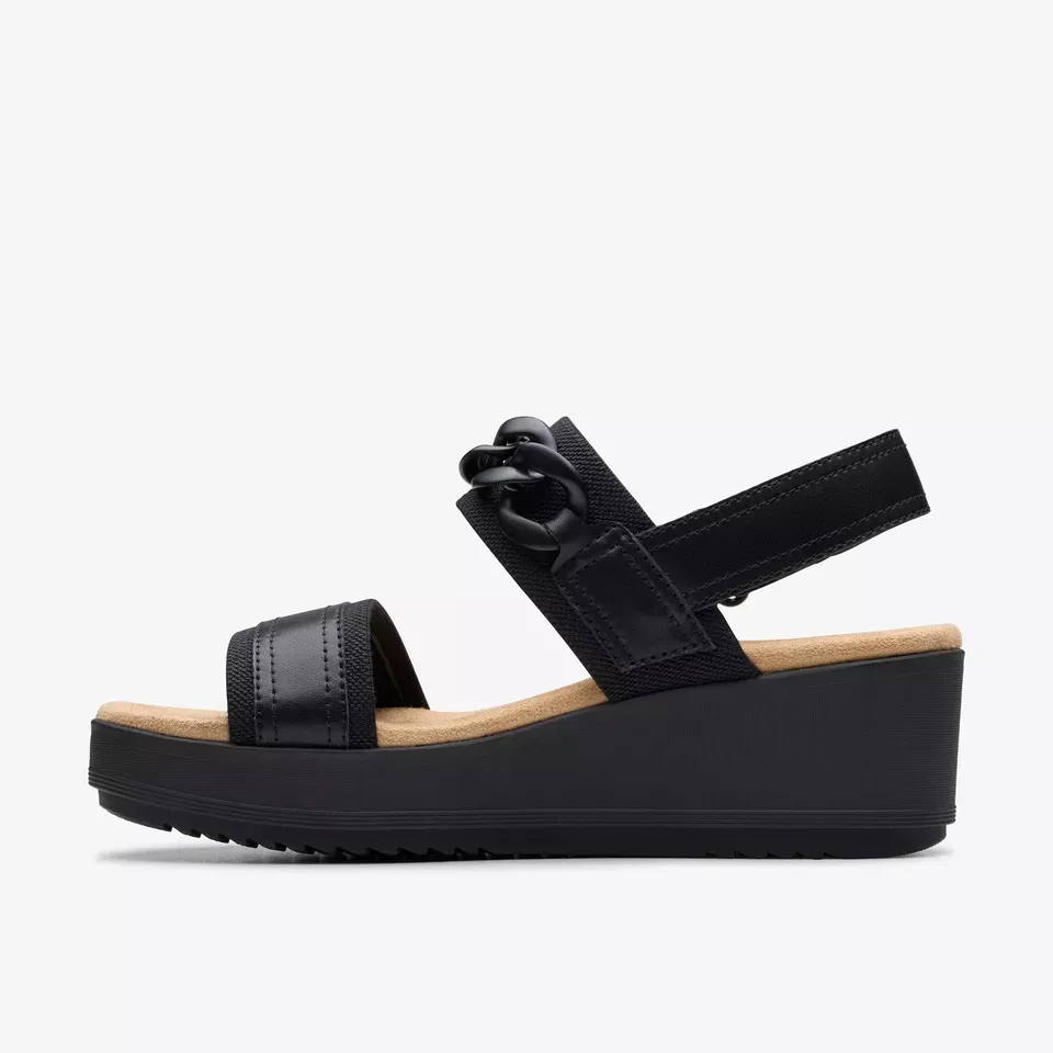 Clarks Women's Wrenly Eve Black/Black 26182085
