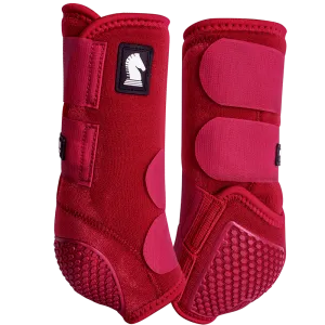 Classic Equine Flexion by Legacy Front Protective Boots- Crimson