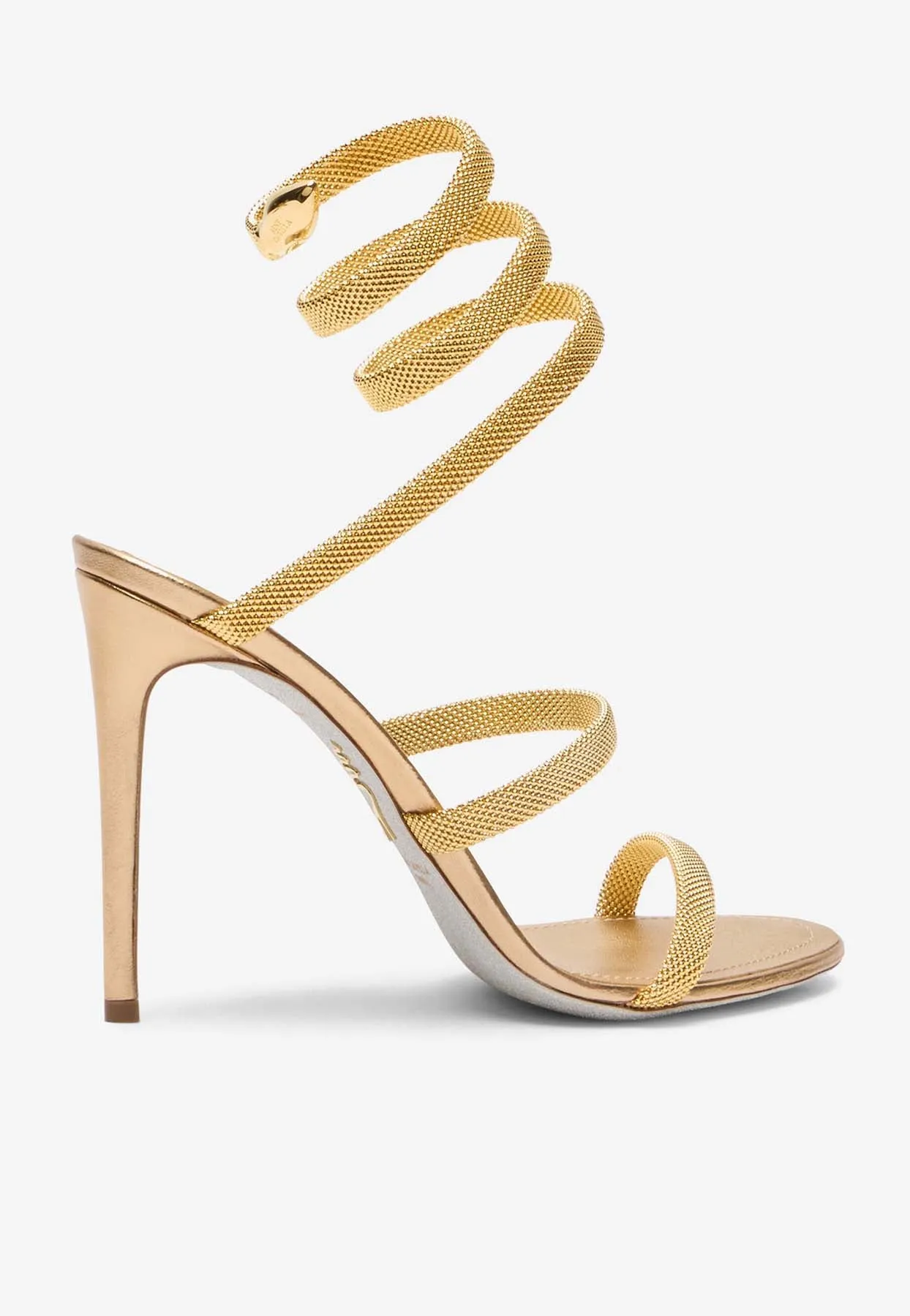 Cleo 105 Trigold Sandals with Serpent-Finish