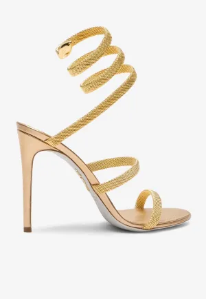Cleo 105 Trigold Sandals with Serpent-Finish