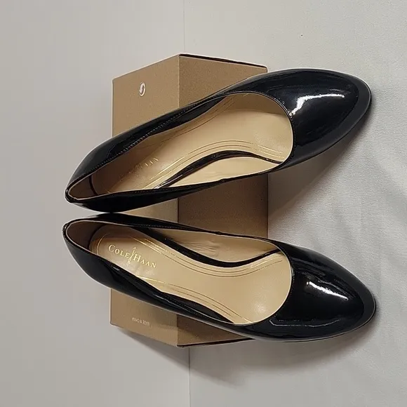 Cole Haan Nike Air Technology Black Heels, Sz 8.5