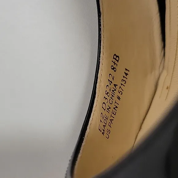 Cole Haan Nike Air Technology Black Heels, Sz 8.5