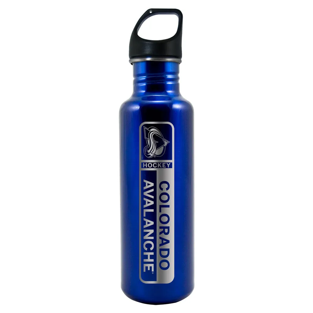 Colorado Avalanche 26oz Stainless Steel Water Bottle Team Design 056