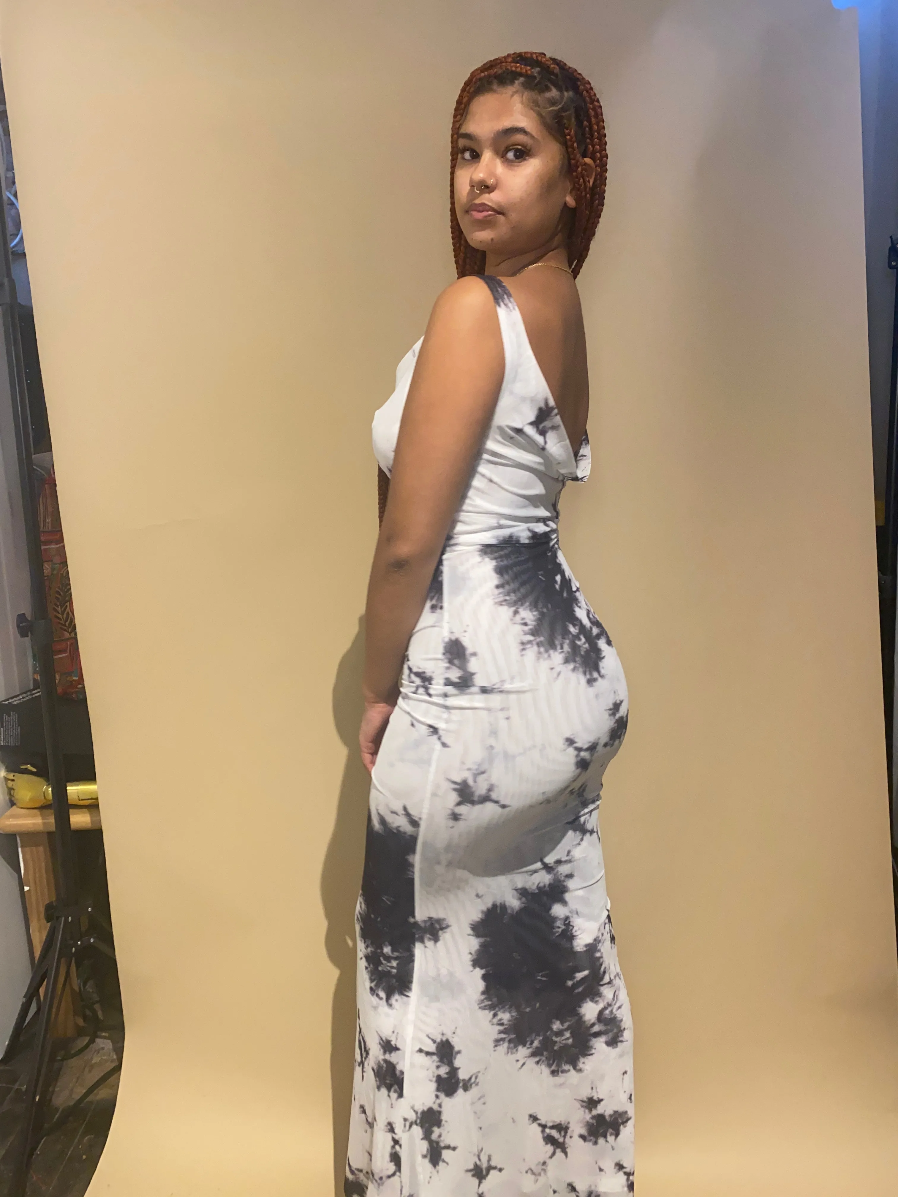 Cowl Neck Fantasy Dress