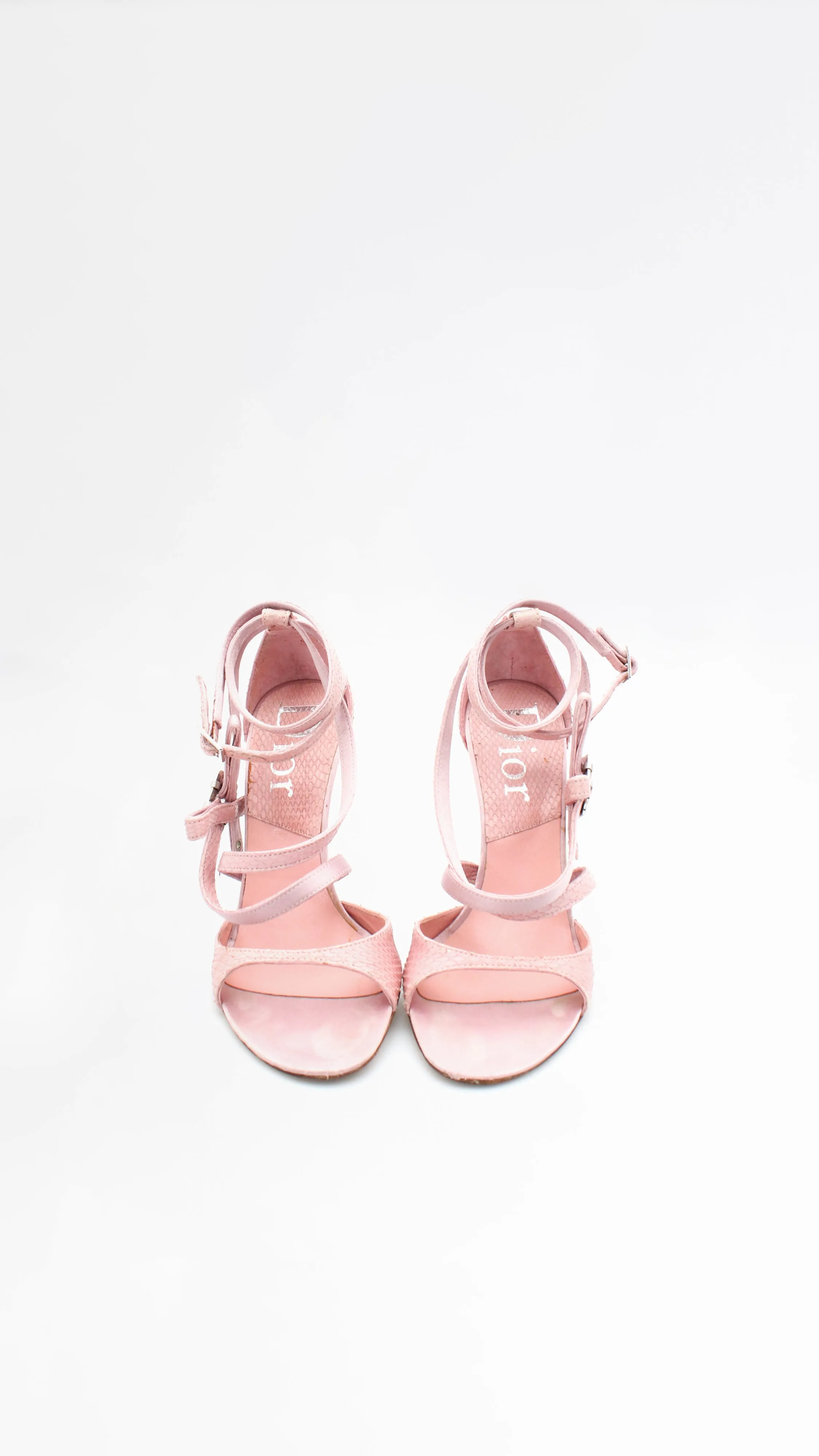 Dior Snakeskin Swarovski Heels