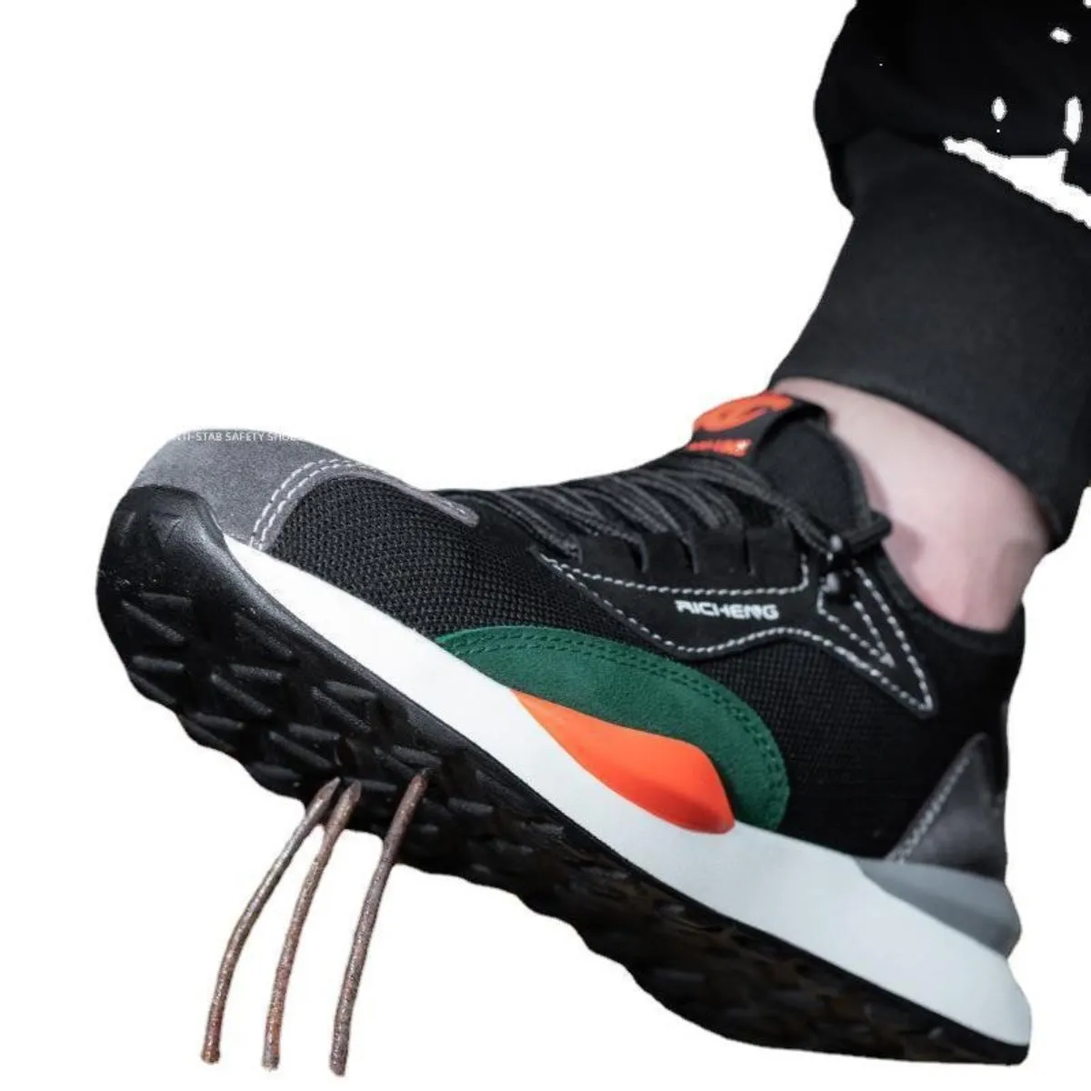 Durable Safety Footwear: Men's Insulated, Breathable, Deodorant, Wear-Resistant Shoes