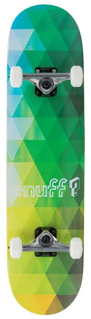 Enuff Geometric Complete Skateboard - Green - 8.0"