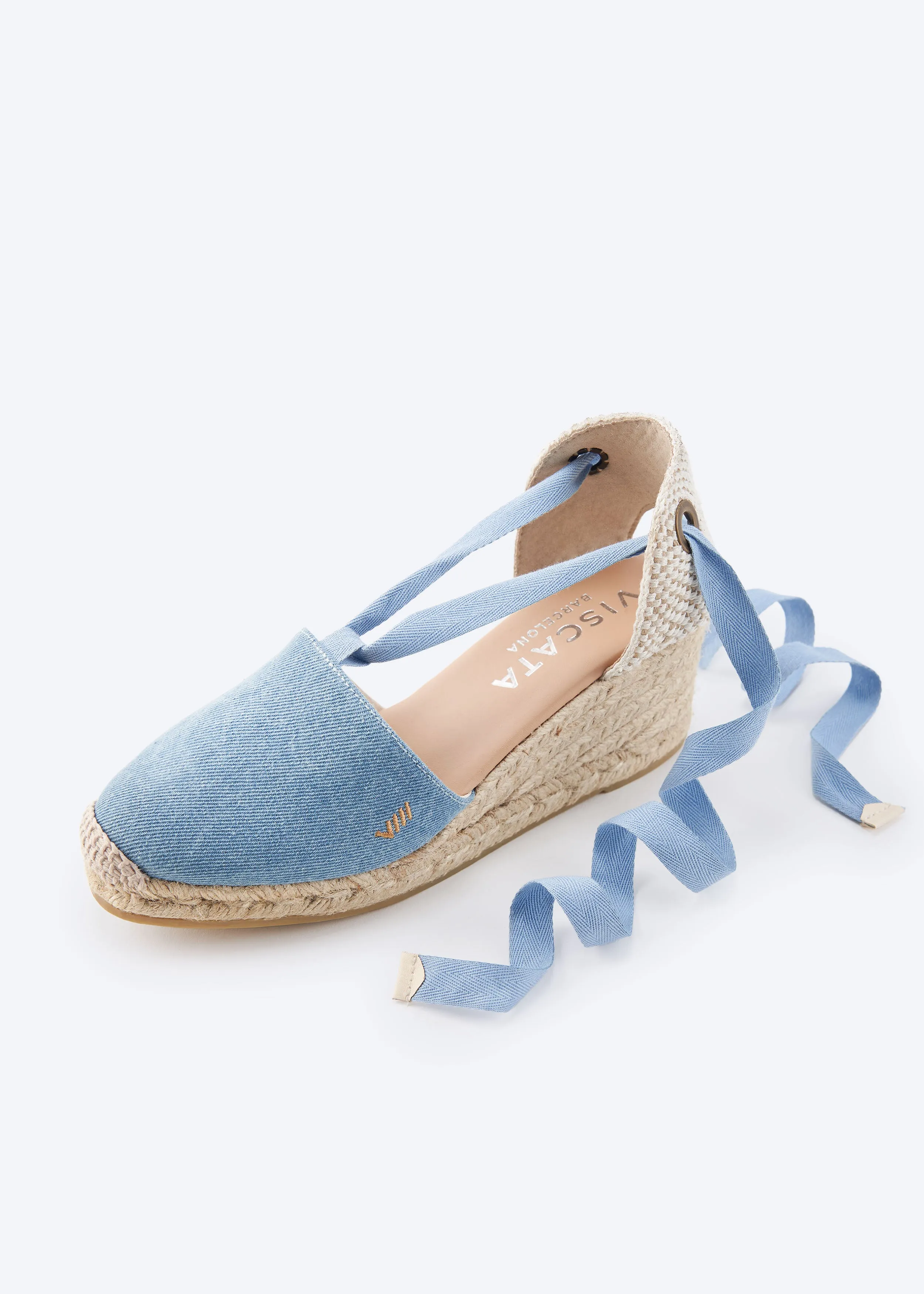 Escala Limited Edition Canvas Espadrille Wedges