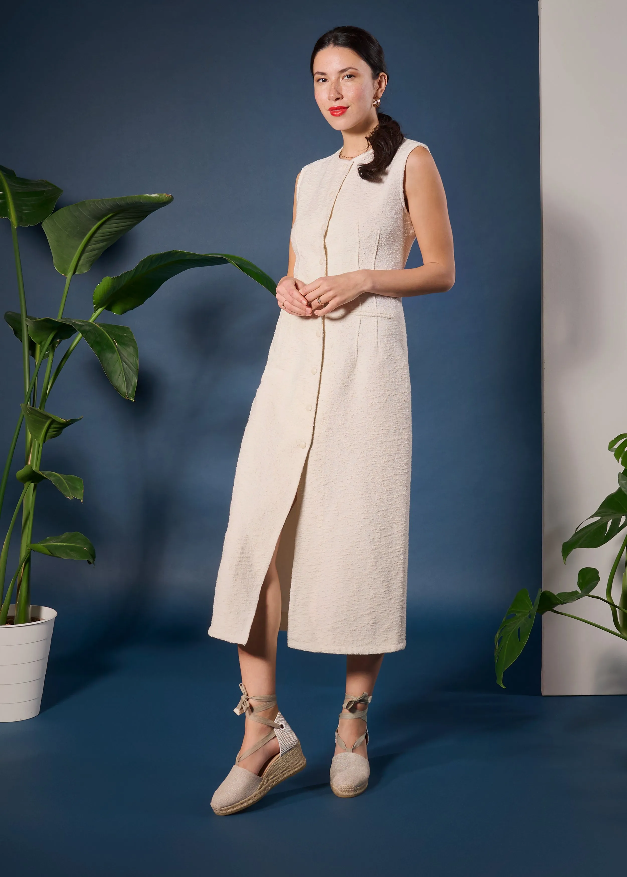 Escala Limited Edition Canvas Espadrille Wedges