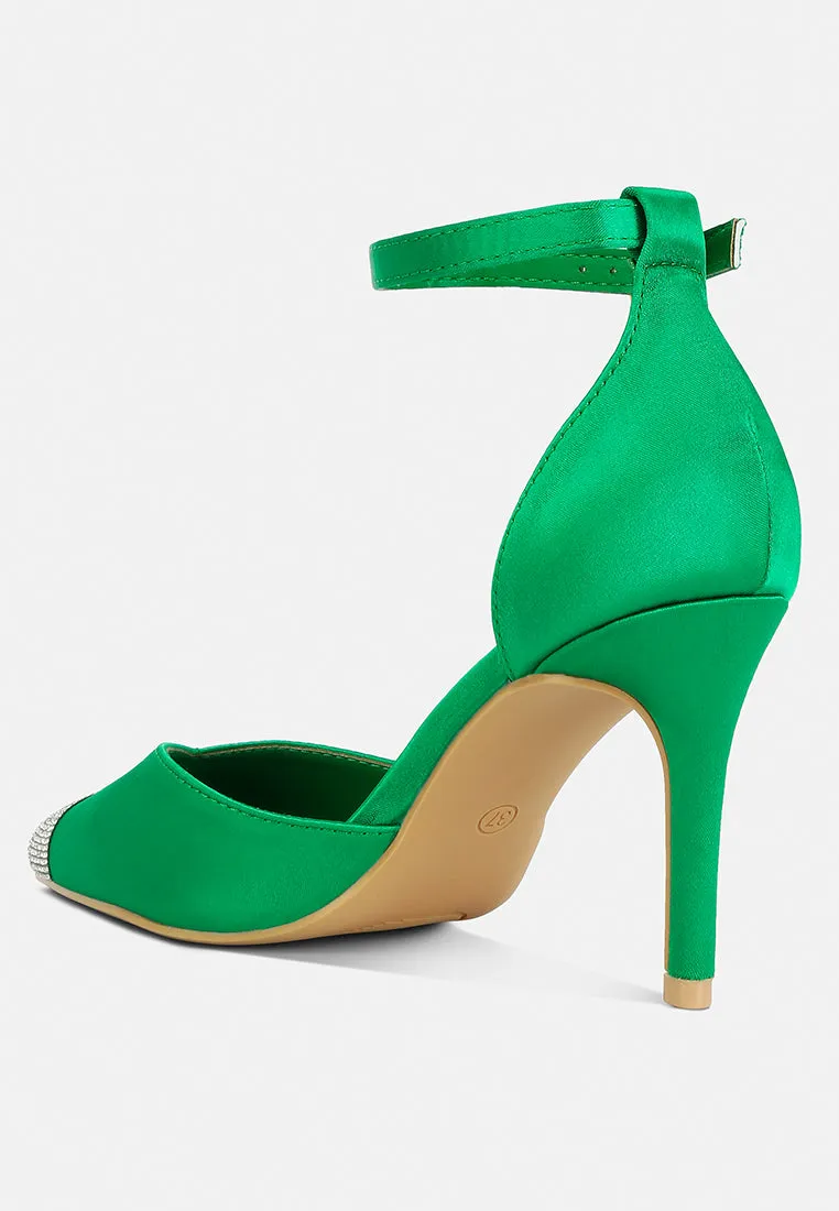 Everalda Toe Cap Embellished Sandals By RAG