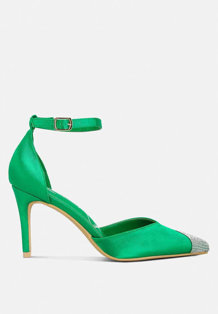 Everalda Toe Cap Embellished Sandals By RAG