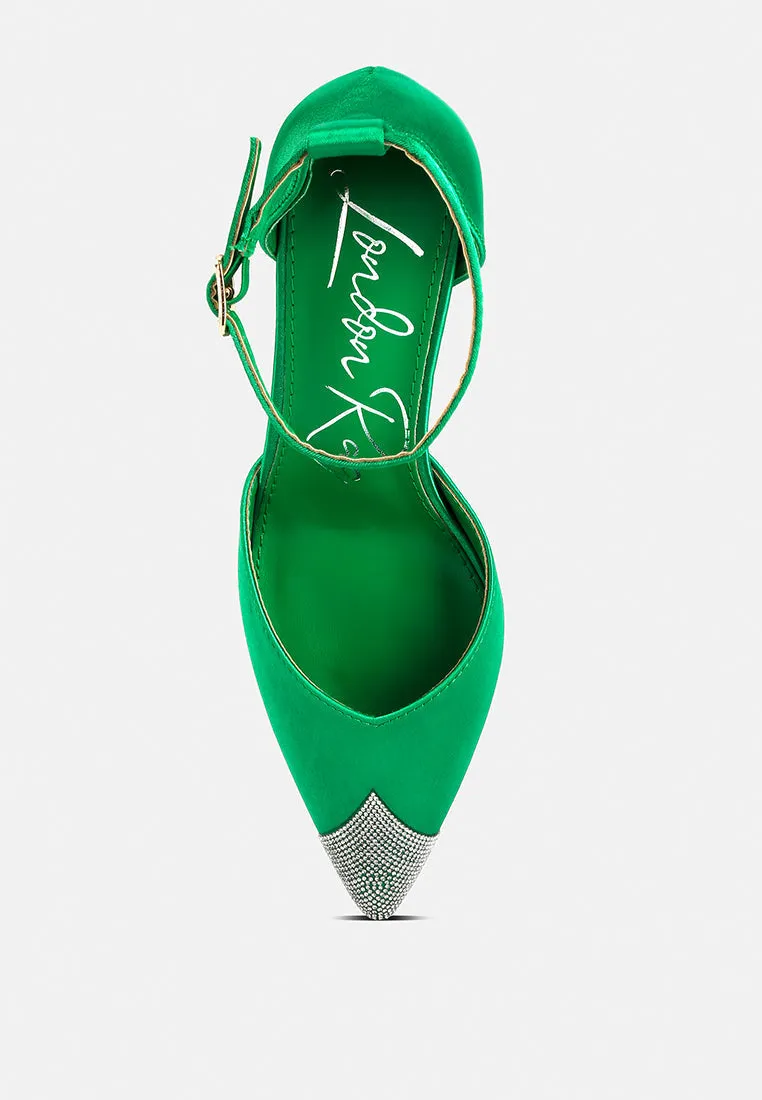 Everalda Toe Cap Embellished Sandals By RAG