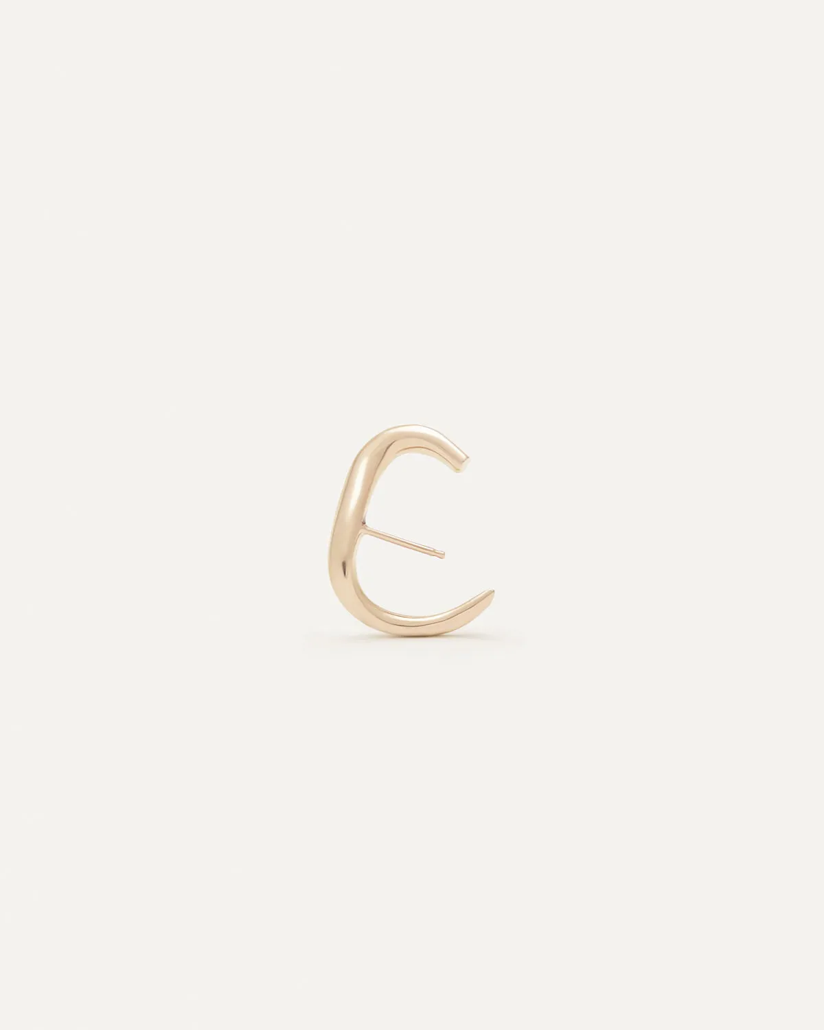 everyday lobe earring gold