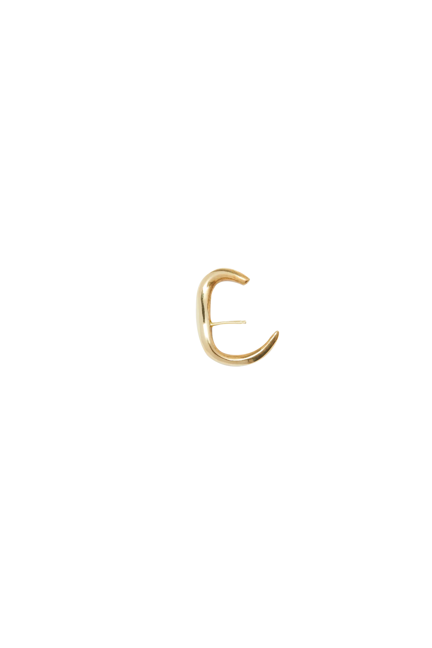 everyday lobe earring gold